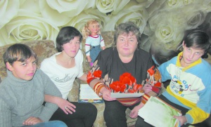 Н.Н. Родионова и ее  детки
