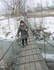 Е.В. Поленова: «Страшно идти по такому мосту»